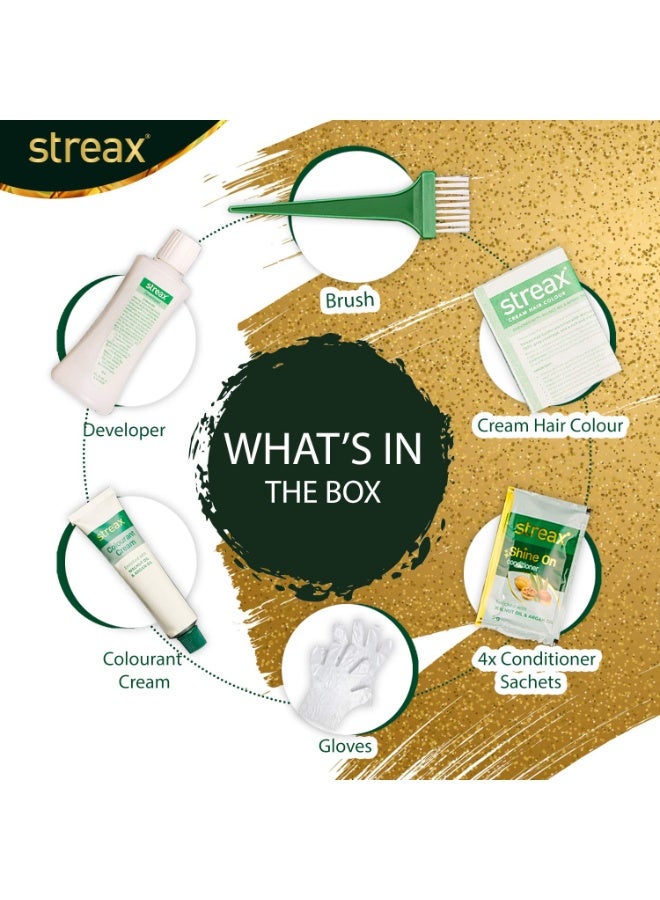 Streax Cream Hair Color for Unisex, 60ml - 3.16 Burgundy (Pack of 8) - Image 3